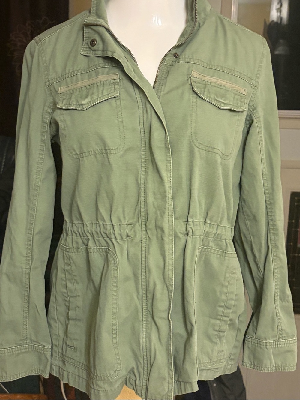 Merona Olive Utility Jacket - JUNIOR